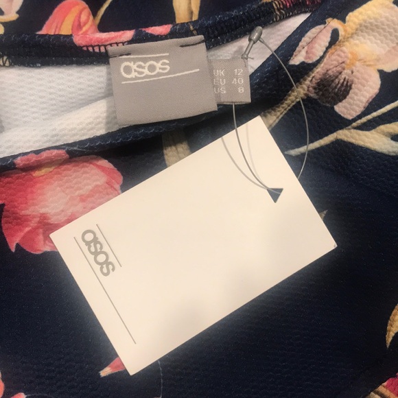 ASOS RUFFLE MIDI DRESS - Picture 8 of 8